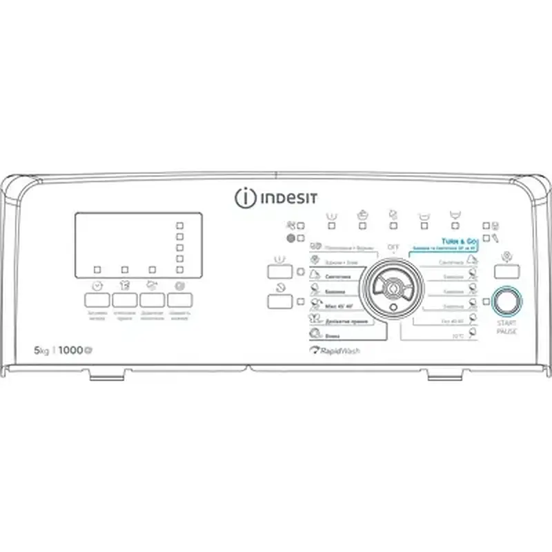 Пральна машина INDESIT BTW S50400 EU/N - фото 8