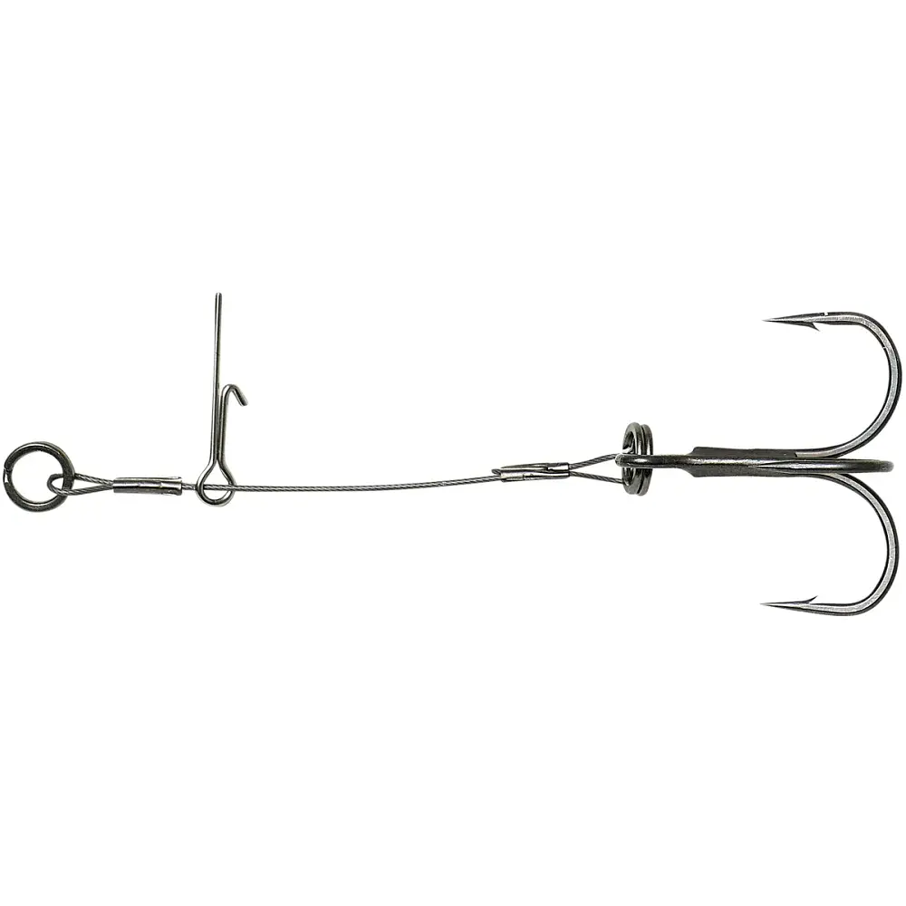Оснастка Savage Gear Carbon49 T-Treble Spike Stinger #1 (2 шт/уп.) - фото 2