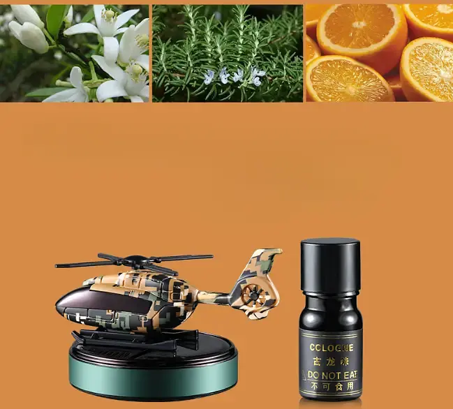 Дифузор ефірних олій Вертоліт J3 ароматизатор для автомобіля (Піксель) - фото 4