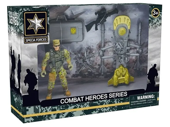 Іграшковий набір DIY Toys Фігурка військового з обладнанням, в асорт (CJ-2175143) (6809365)