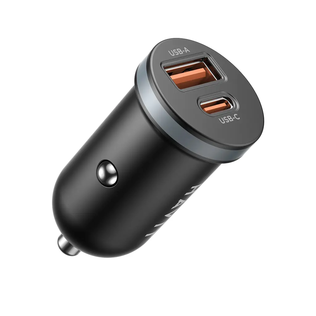 Автомобільний зарядний пристрій HAVIT CC2043 30W USB-A+USB-C HAVIT (29114-000) - фото 2