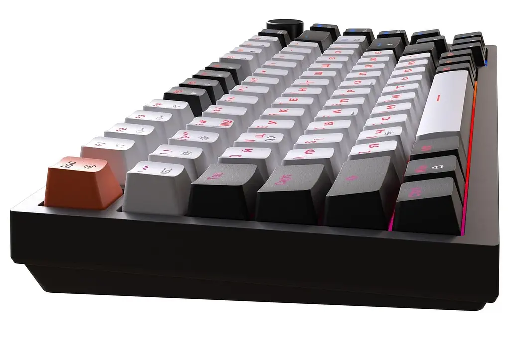 Клавіатура GamePro MK160 V2 Warden QLAB Sakura Black (MK160-V2-B-QS) - фото 4