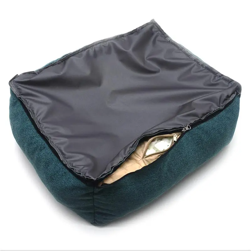 Лежак для собак Zoo-hunt Джерсі зелений №3 600х800х240 мм - фото 4