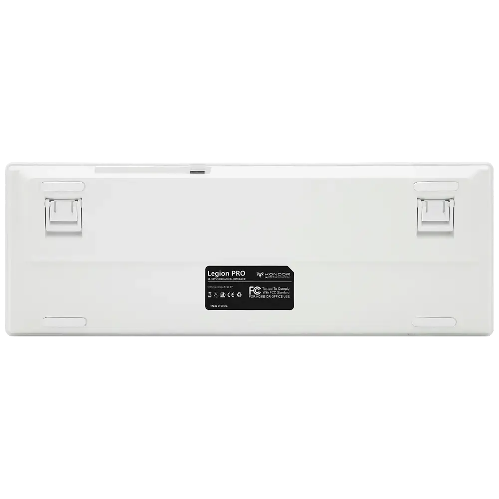Игровая механическая клавиатура Kondor Legion PRO / Три режима подключения / Sky Light Switch / White - фото 5