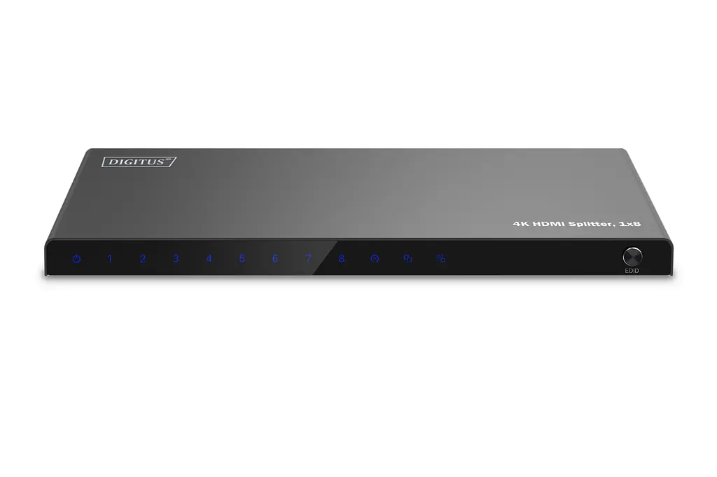 Digitus Відеосплітер HDMI (INx1 – OUTx8), 4K - фото 2