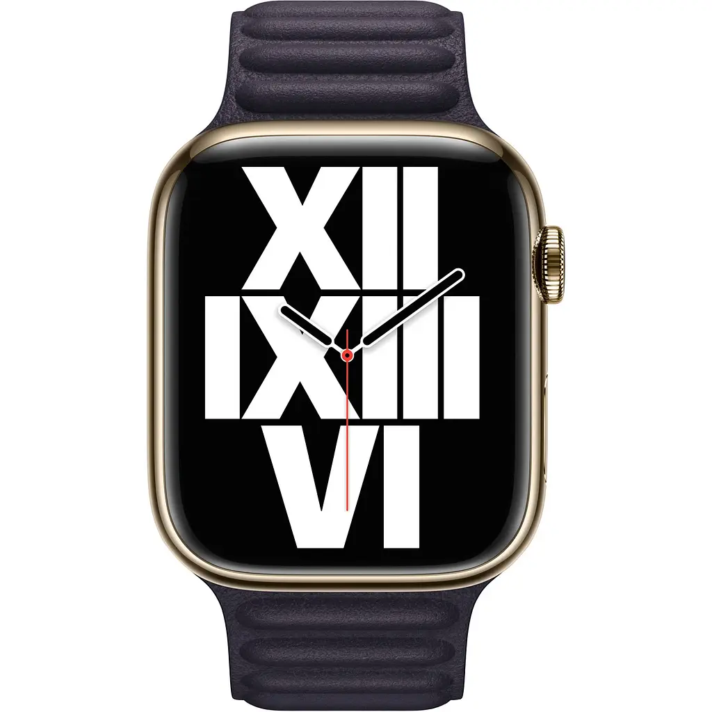 Ремешок Apple Leather Link для Apple Watch 38/40/41mm Ink M/L (MP843) [83458] - фото 3