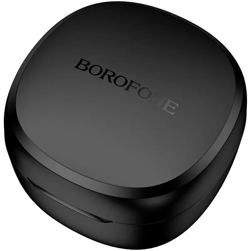 Беспроводные TWS наушники Borofone BW97 Clear Black - фото 4
