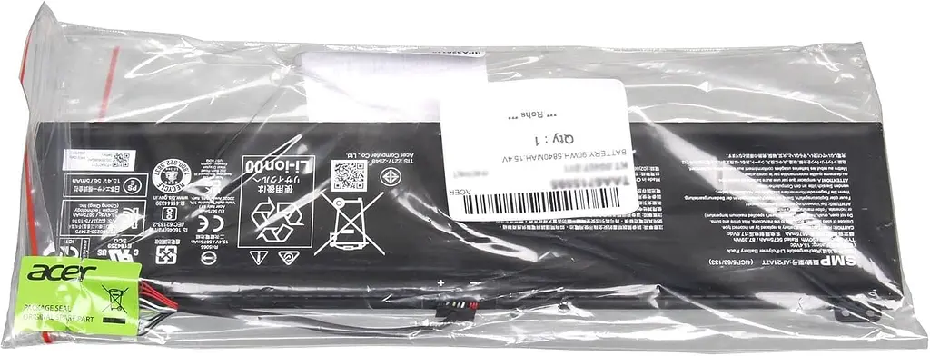 Акумулятор AP21A8T для ноутбука Acer Nitro AN517-42, AN517-55, AN16-51, AN17-41, AN17-51, Predator Helios 300 PH315-55, PH317-56, PH16-71 5880 mAh - фото 5