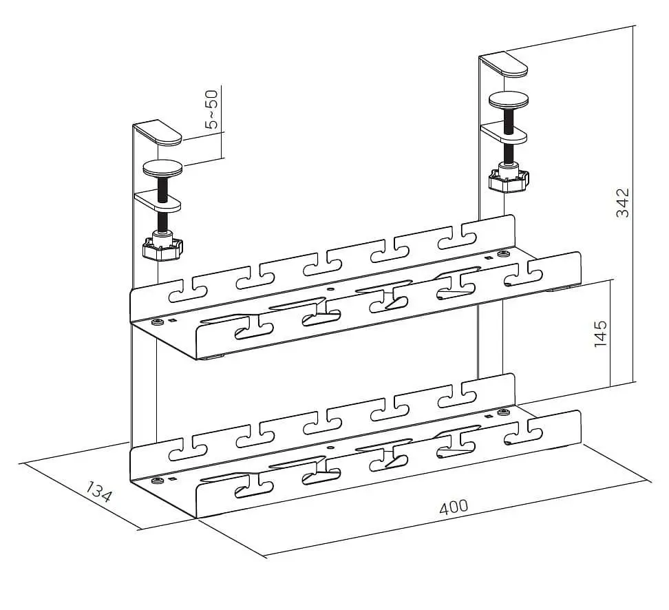 Органайзер для кабелів Officepro CT510B - фото 3