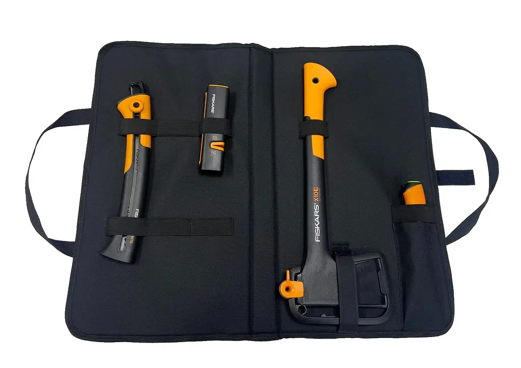 Подарунковий набір Fiskars (Сокира 1015619+точило 1000601+ніж 1023619+пила 1000614) 2021282 - фото 4