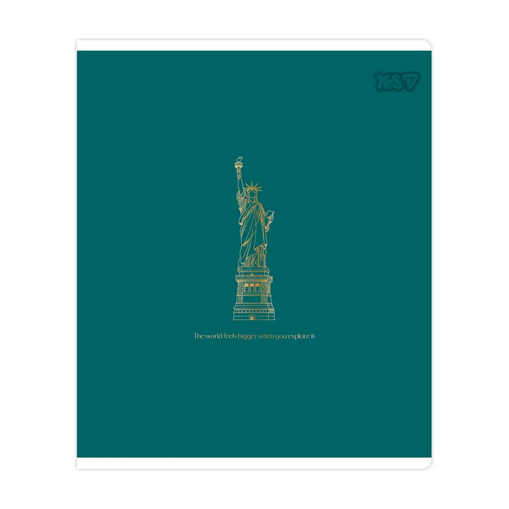 Зошит Yes Urban gold А5 96 аркушів лінія (768560), в асортименті - фото 2