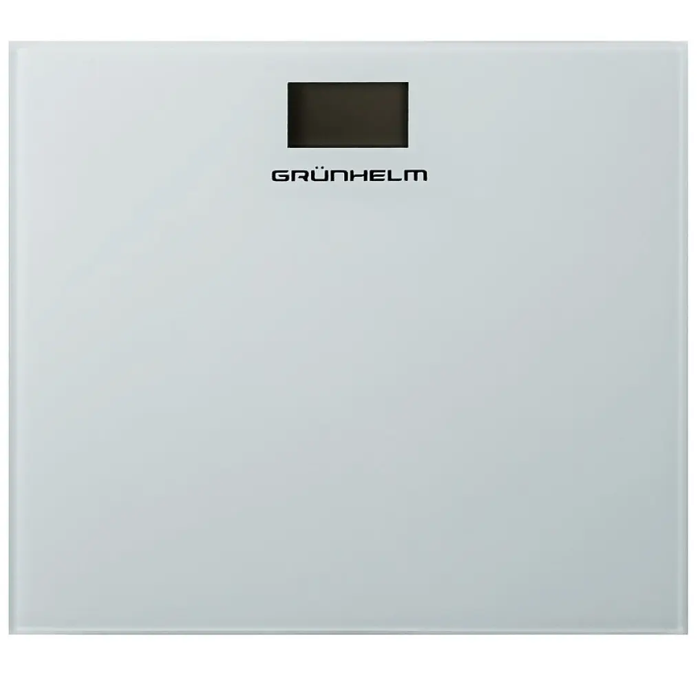 Ваги електронні Grunhelm BES-26W з батареєю білі (136087)
