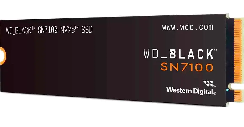 Твердотільний накопичувач SSD 1Tb Western Digital Black SN7100 M.2 2280 PCI-E 4.0x4 (WDS100T4X0E) - фото 2