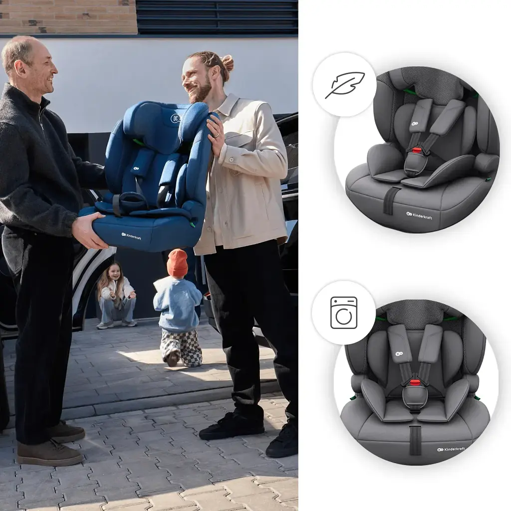 Автокрісло Kinderkraft Comfort Up 2 Plus i-Size Grey (KCCOUP02GRYPL00) - фото 11