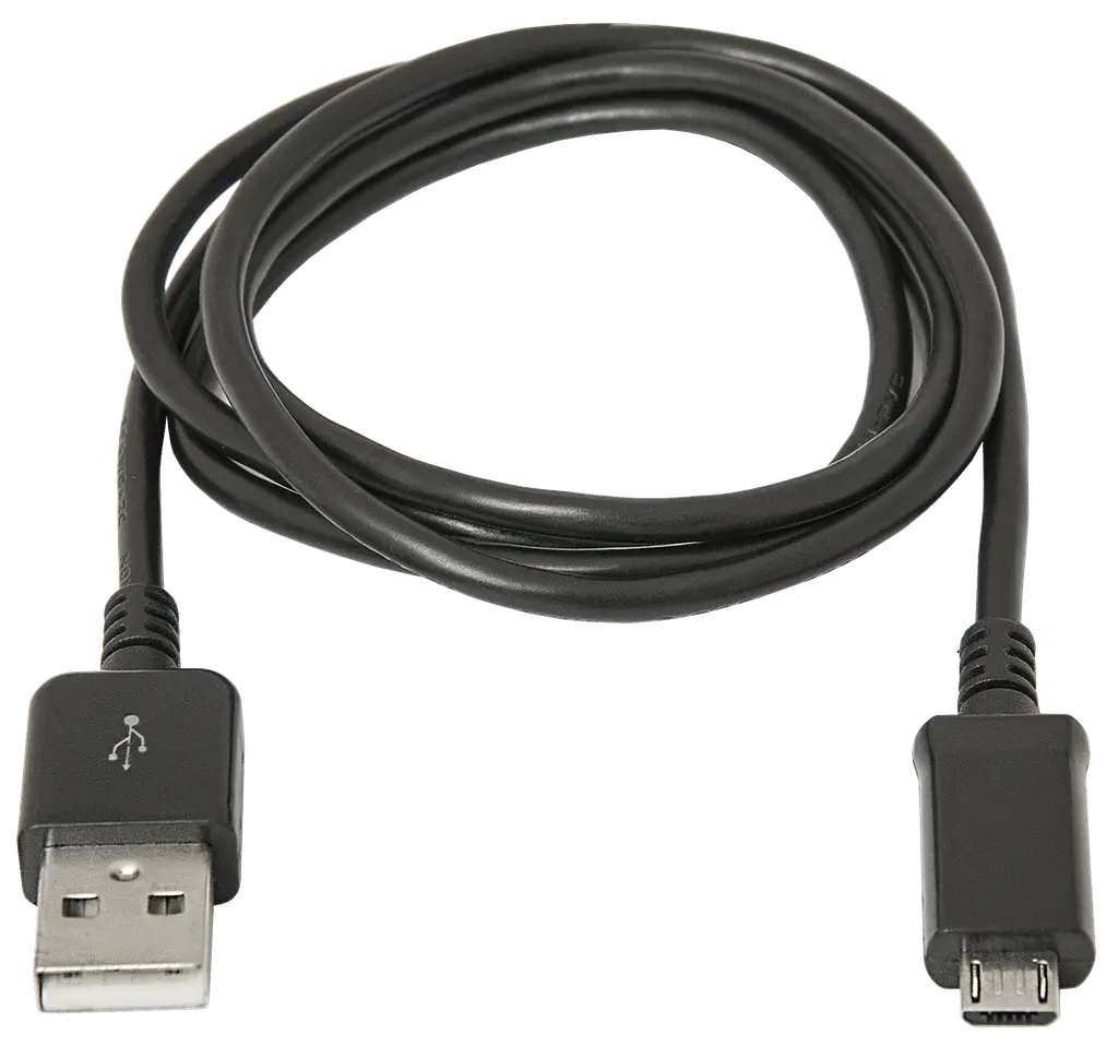 Кабель USB 2.0 AM-micro BM, 1.0 м, чорний, USB08-03H Defender