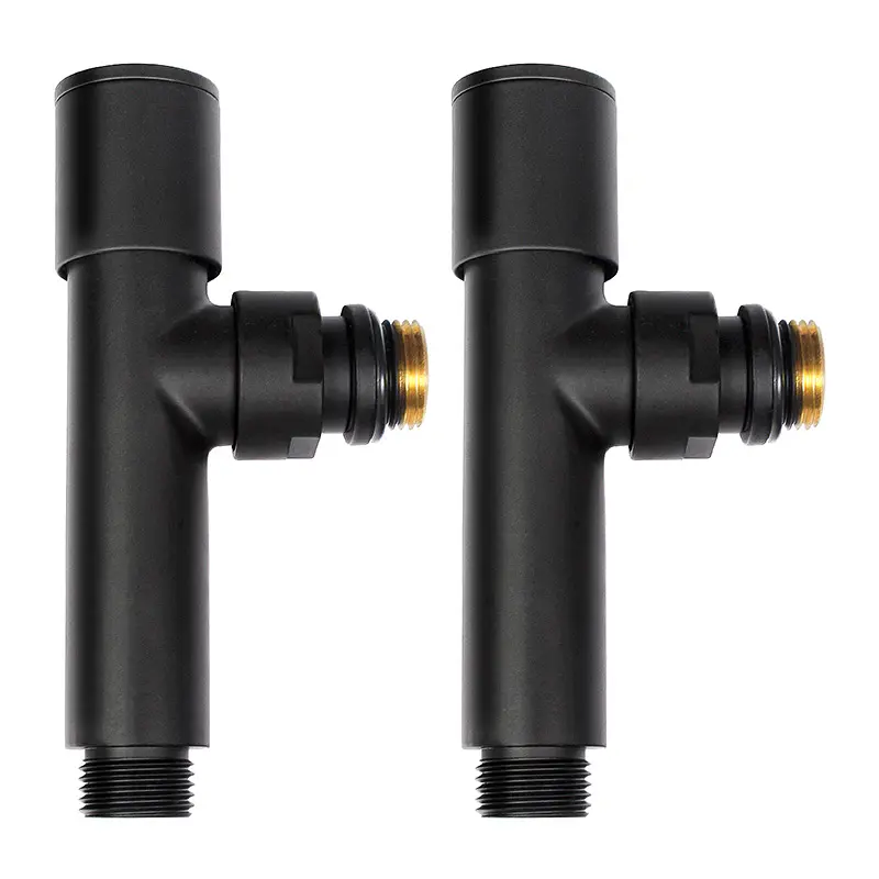 Комплект дизайн кранів Ideale Dante 1/2”x1/2” чорний - фото 3