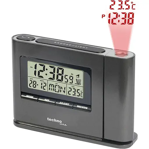 Годинник проекційний Technoline WT519 Anthracite (WT519) - фото 2