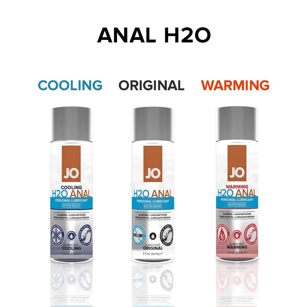 Анальна змазка JO ANAL H2O — WARMING (60 мл) розігрівальна, на водній основі - фото 5