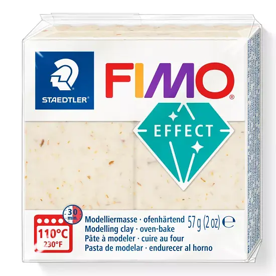 Полімерна глина Fimo Effect, 57 г., Ботаніка, сухоцвіт соняшника, (8010-170)