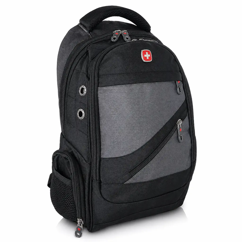 Рюкзак, швейцарський рюкзак, SwissGear 8810, рюкзак туристичний, рюкзак для ноутбука Сірий - фото 2