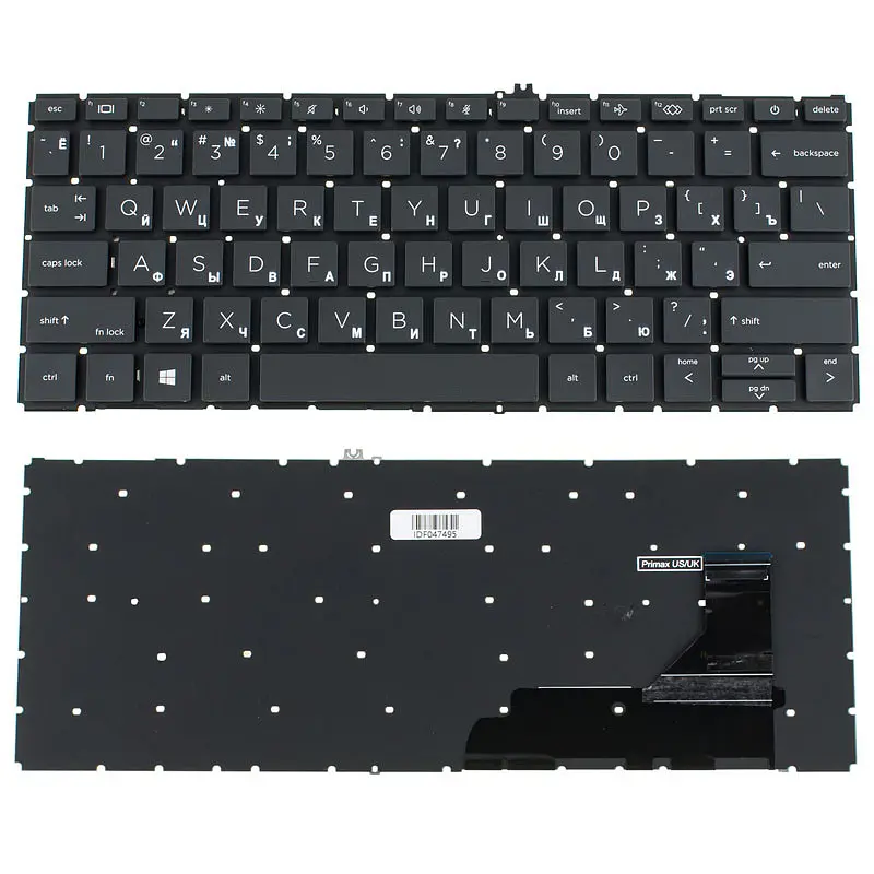 Клавіатура для ноутбука HP (ProBook: 830 G8 835 G8) rus чорний без фрейма