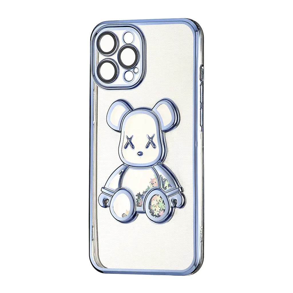 Чохол Shining Bear Case Protected Camera iPhone 12 Pro Max Blue