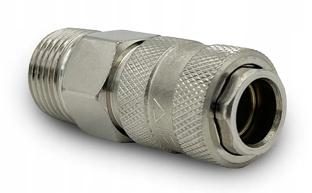 Швидкорознімне з'єднання мама 1/2" зовнішня різь AIRKRAFT SE1-4SM - фото 3