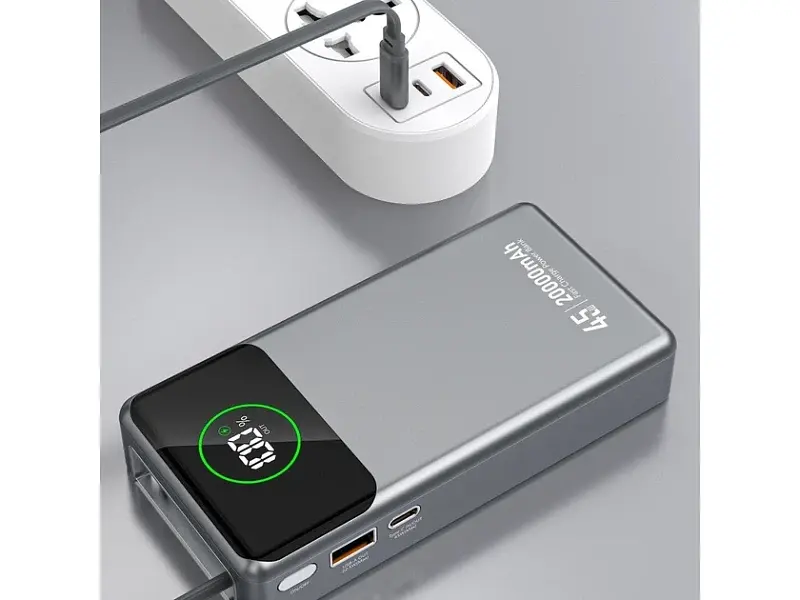Зовнішній акумулятор (Power Bank) Dudao K31 Pro 20000 mAh 45W Gray (6977196682010) - фото 3