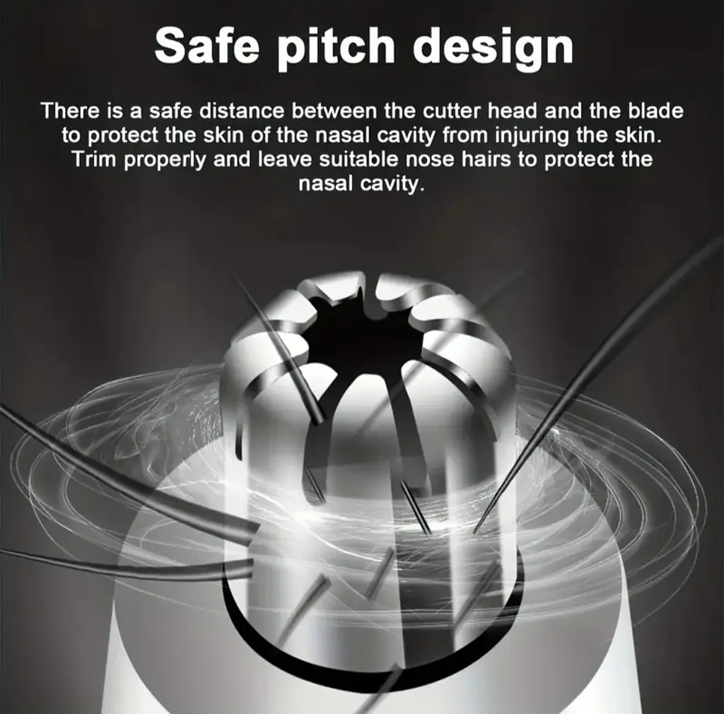 Электрический триммер для носа, шеи, ушей и бровей для мужчин и женщин - фото 6
