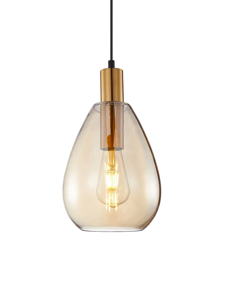 Светильник подвесной, люстра Italux PND-27812-BRO-AMB Zulo E27 1x40W IP20 - фото 3