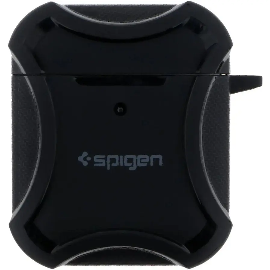 Футляр із карабіном Spigen DuraPro Flex Airpods 1/ Airpods 2 Black (35267_3345632)