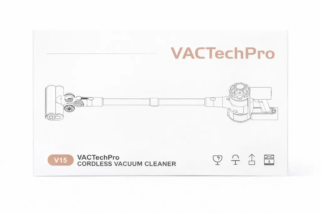 Вертикальный беспроводной пылесос VACTechPro V15 35 кПа Б/у - фото 2