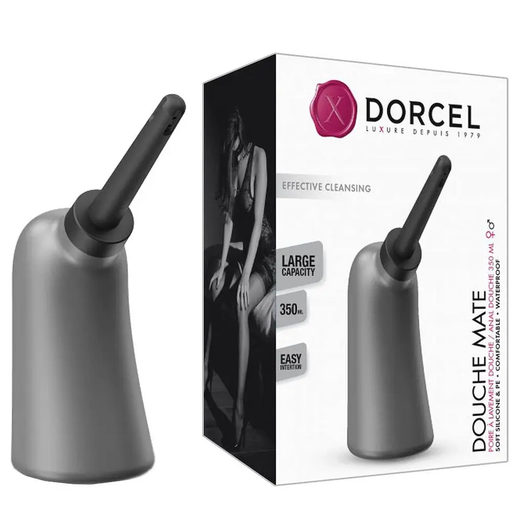 Анальний душ Dorcel Douche Mate 350 мл (чорний) - фото 3