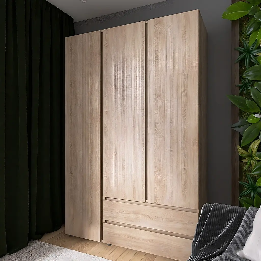 Шкаф трехдверный Эверест ШЛ-3 Лайт Дуб сонома (EVR-4677) - фото 2