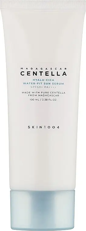 Сироватка для обличчя від сонця з гіалуроновою кислотою 100 мл SKIN1004 Madagascar Centella Hyalu-cica Water-fit Sun Serum - фото 3