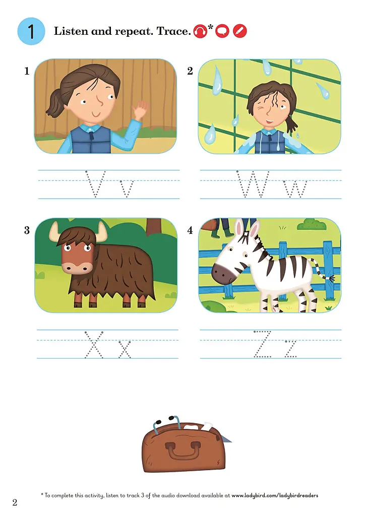 Ladybird Readers Starter A The Zoo Activity Book - - фото 2