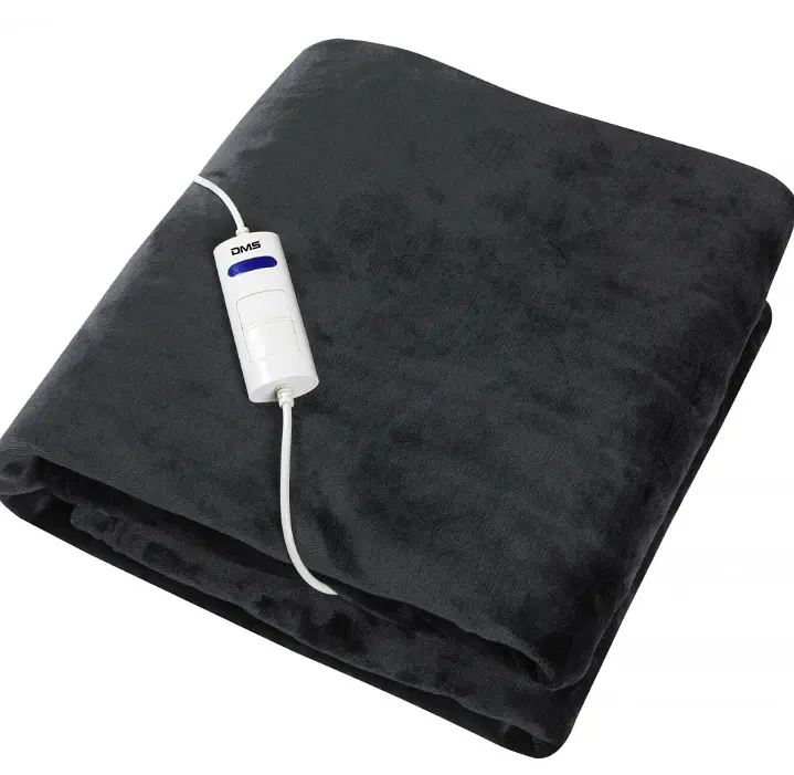 Електрична ковдра DMS EHD-180 з підігрівом дуже м'яка, 180х130 см, 160w, grey - фото 2