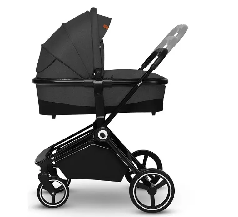 Універсальна коляска 3 в 1 Lionelo Mika Grey Graphite, темно-сіра (LO-MIKA 3IN1 GREY GRAPHITE) - фото 4