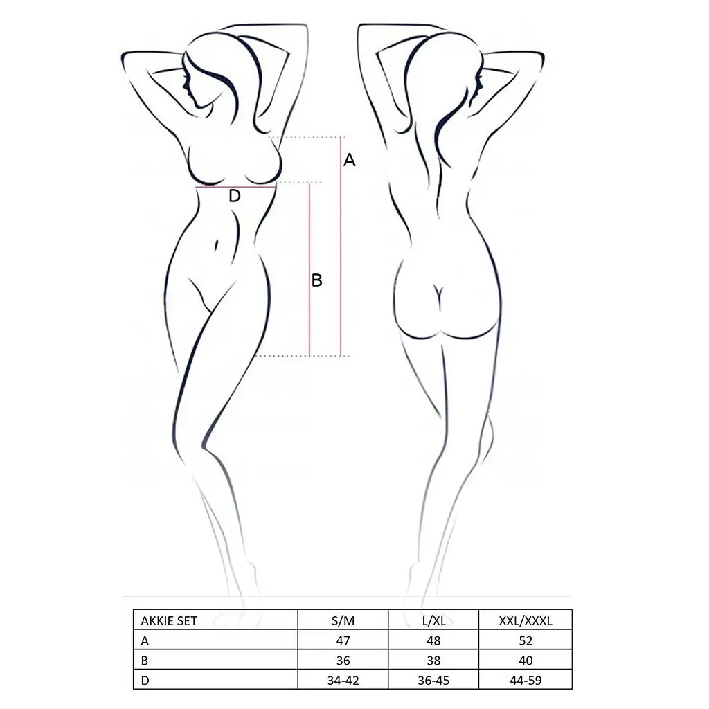Костюм медсестри Passion AKKIE SET L/XL, white, сорочка, трусики, шапочка - фото 2