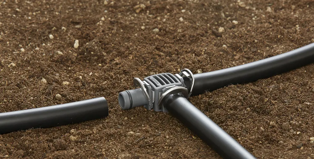 З'єднувач Т-подібний Gardena Micro-Drip System Quick & Easy для шлангів 13 мм, 2 шт (08329-29) - фото 2