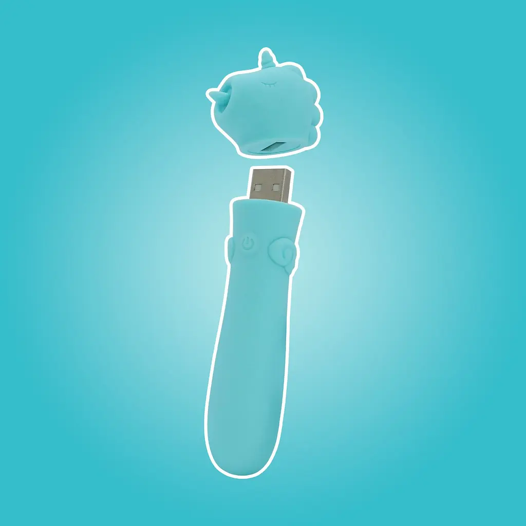 Вібратор-єдиноріжка Unihorn USB Bullet - Mount'n Peak, віброкуля, USB-зарядка, 10 режимів - фото 8