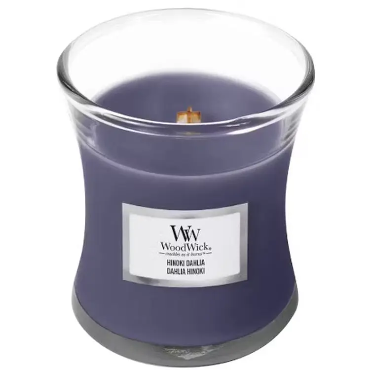 Свічка Woodwick Hinoki Dahlia Mini Хінокі далія 85 г (1743621E) - фото 2
