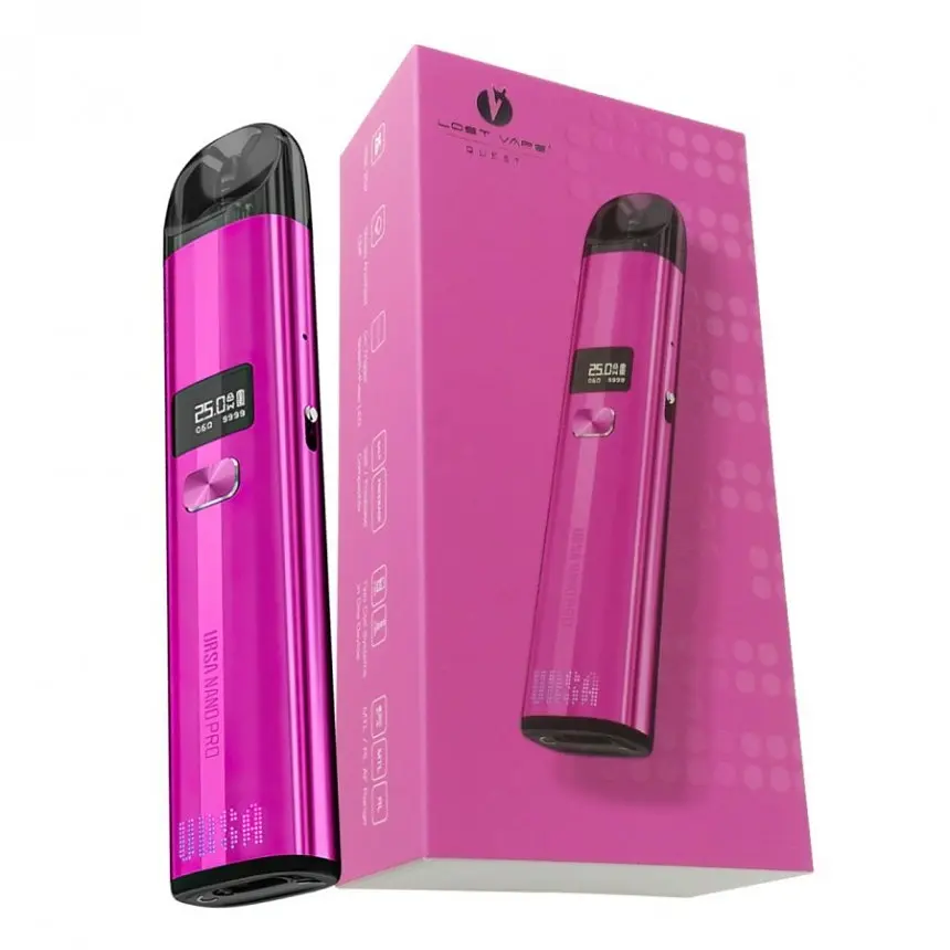 Под-система Lost Vape Ursa Nano Pro 25 W Pod 900 mAh 2.5 ml Kit Babe Pink (11642) - фото 4