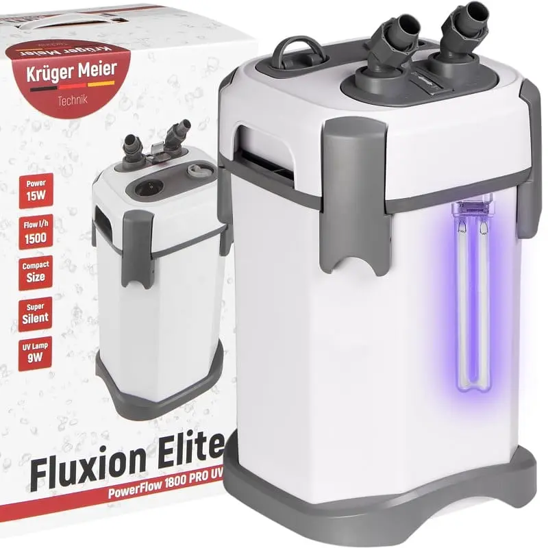 Зовнішній фільтр Kruger Meier Fluxion Elite 1800 UVC PRO для акваріумів 120-350 літрів - фото 2