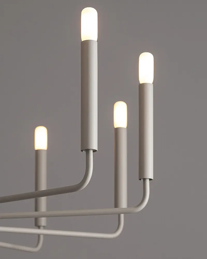 Подвесной светильник, люстра Nowodvorski 11465 Orto XII B E14 12x10W IP20 светло-серый - фото 3