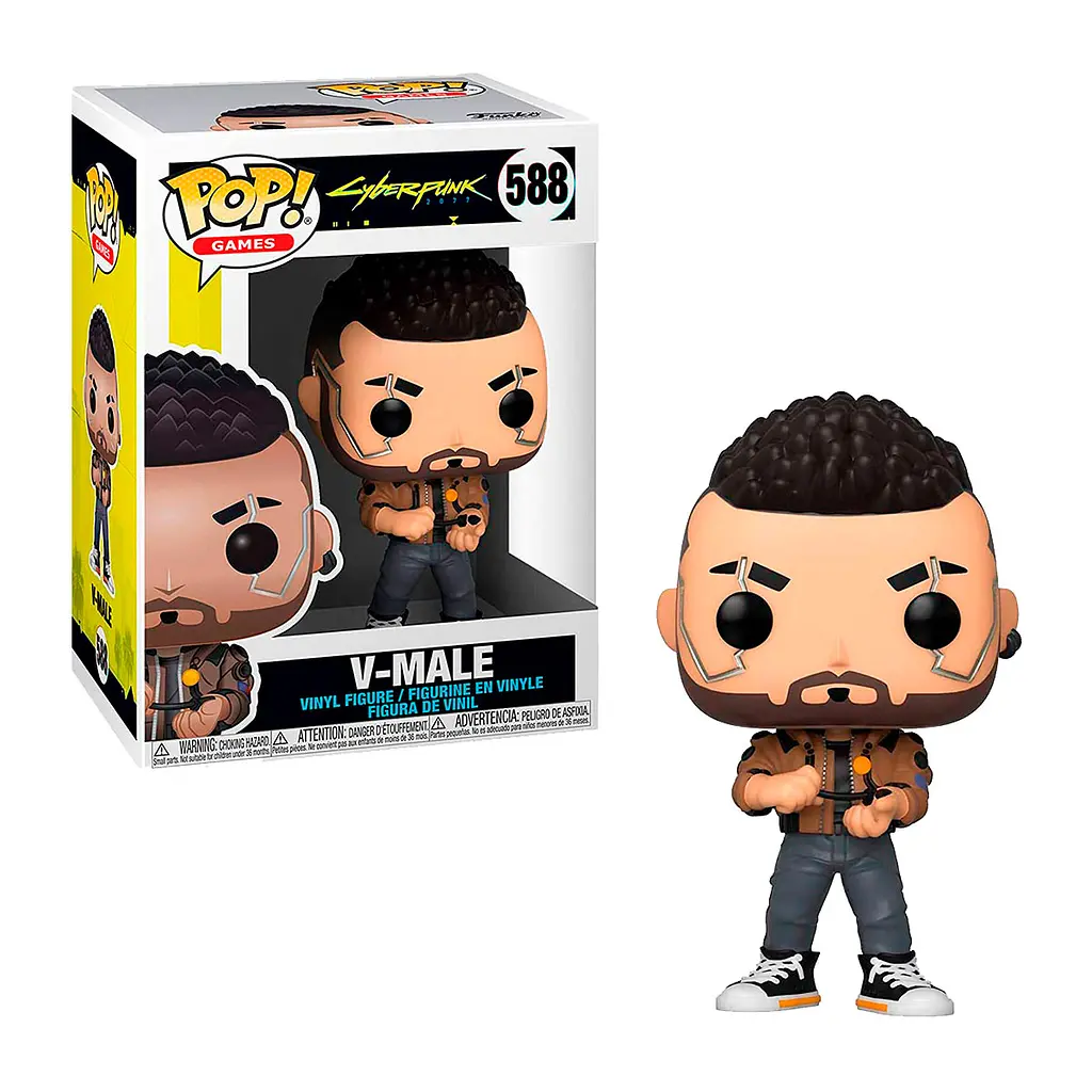 Игровая фигурка Funko Pop Cyberpunk 2077 Ви-мужчина (47159) - фото 2