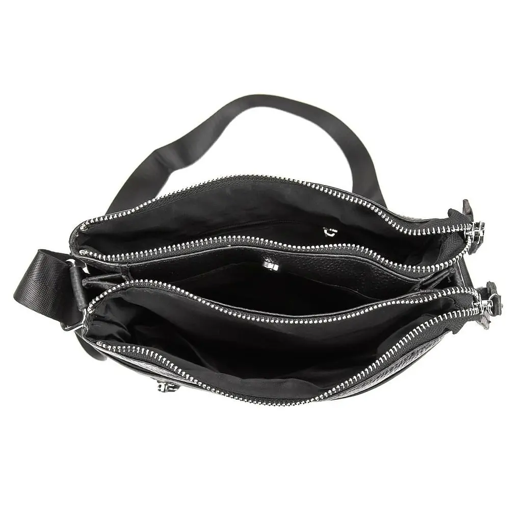 Шкіряний месенджер на три відділи Tiding Bag M56-3639A - фото 5