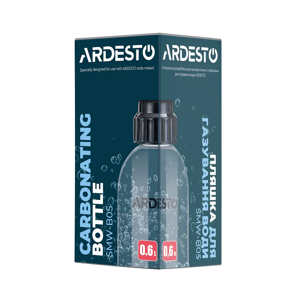 Пляшка для сифону Ardesto 0,5 л прозорий (SMW-B05) - фото 3