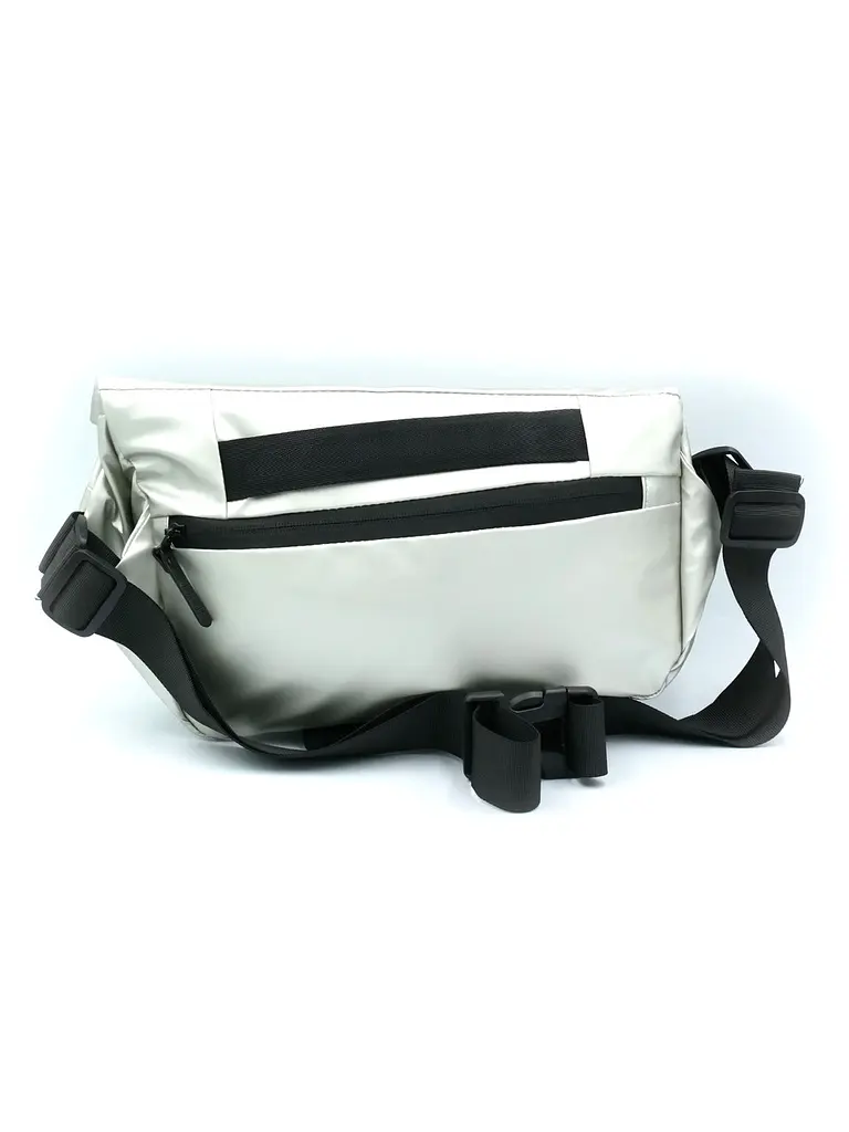 Сумка-слінг 29 x 13 x 19 см Weatro Срібна ssch-kit-0016 (ssch-kit-0016) - фото 2
