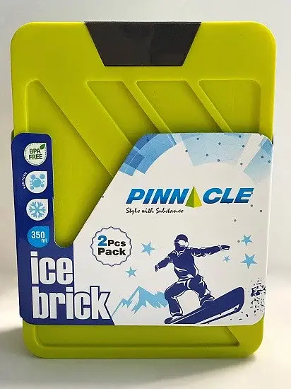 Акумулятор температури 2х350 салатовий пластик HDPE 16,2х12х2,2 см